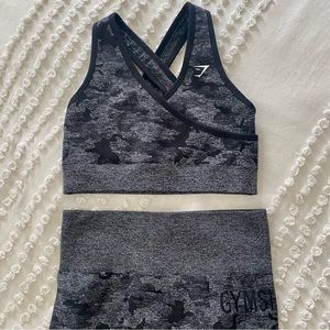 Gymshark Adapt Camo Seamless Set Size Small